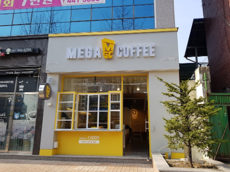 월 1,500 순수익,특급 메가커피 매장/창업/양수 매장 전경
